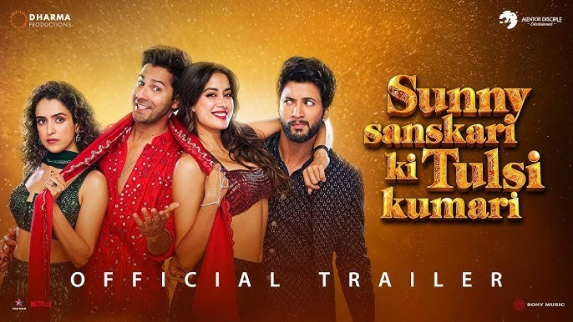 15th September 2025 Varun Dhawan starrer Sunny Sanskari Ki Tulsi Kumari Trailer Written update:  Dharma Productions' Signature Style is Back with Sunny Sanskari Ki Tulsi Kumari's trailer